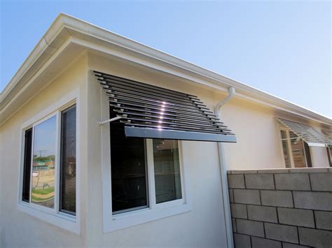 modern window awnings